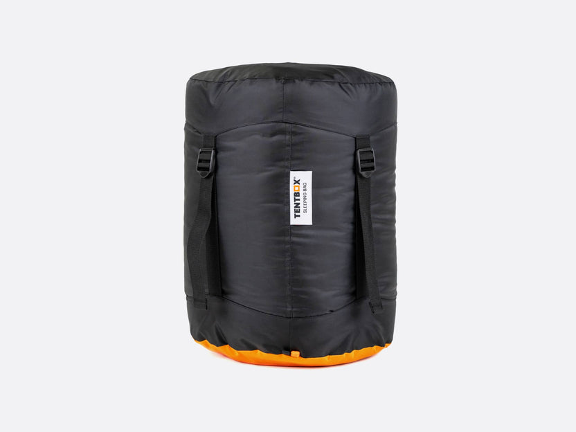 TentBox Sleeping Bag - rolled up inside compression sack