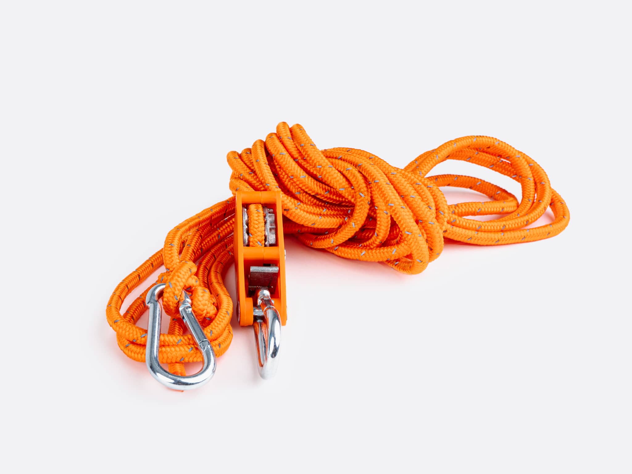 TENDYCOCO Outdoor Rope Camping Tent Ropes 4 Sets Tent Rope Bold Polyester  Wind Rope Buckle Orange Hanging Clothes Strap Outdoor Camping Tent