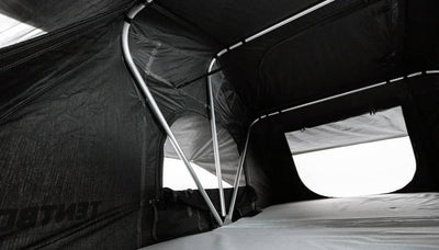 Internal view showing quality construction of TentBox Lite 1.0 roof tent