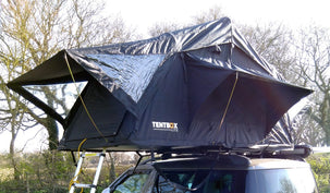 TentBox car roof tent on a Honda Jazz hatchback