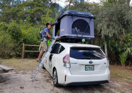 Denny's Toyota Prius Roof Tent Camper