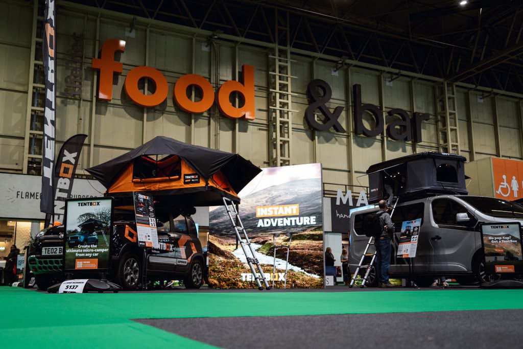 TentBox drew huge crowds at the Caravan, Camping and Motorhome Show 2023