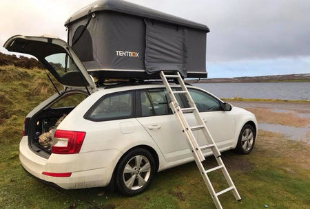 TentBox Car Roof Tent on an Estate / Station Wagon