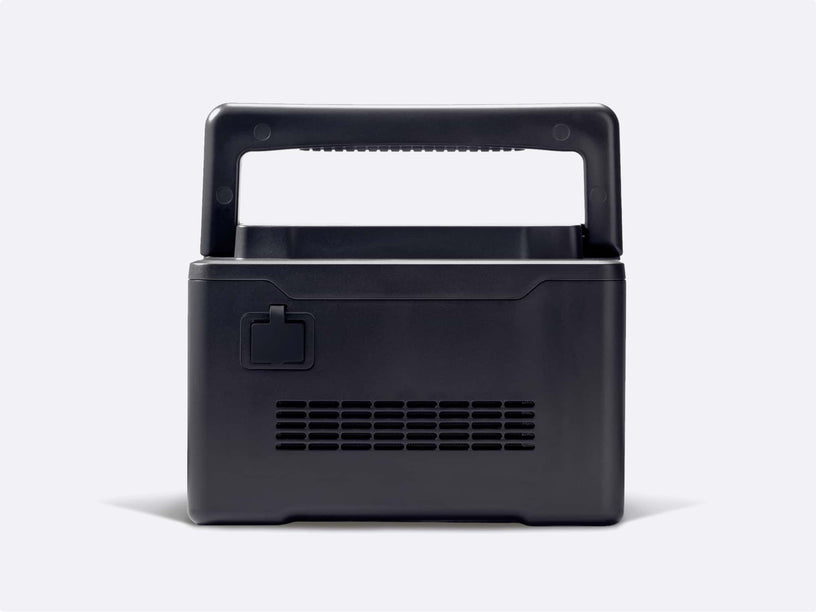 The back of the L 600W TentBox PowerStation