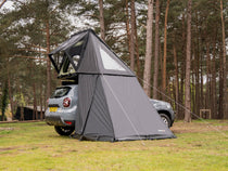 ALPCA Cargo 2.0 Living Pod - closed position to protect from rain