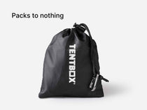 TentBox Tripod Light packed down into a convenient, compact storage bag