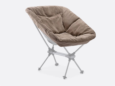 A studio image of the TentBox Camping Chair Cushion in stone - Accessories