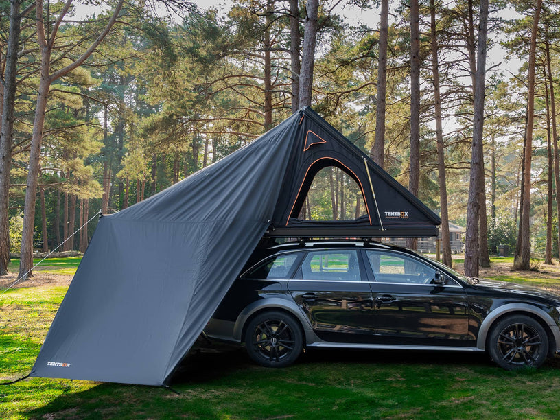 Side view of the TentBox Cargo 1.0 Tunnel Awning
