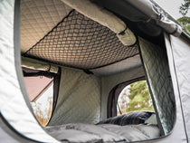 TentBox Classic Insulation Pod - looing through the door at the quilted insulation pattern