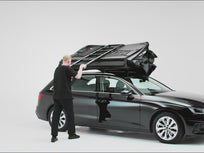 A 360 video showing the TentBox Lite XL being opened on the roof of av vehicle[autoplay]