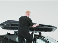 [autoplay] The TentBox GO roof tent being opened and closed on the roof of a vehicle