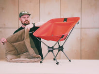 [autoplay][variant:stone] A video showing the TentBox Camping Chair Cushion in stone being installed